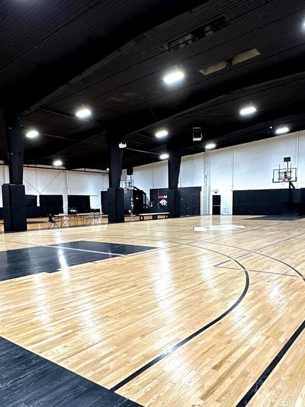 Sports and recreation facility interior
